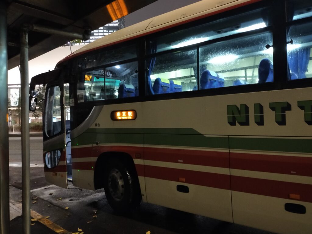 木更津アウトレット東京駅行きバス